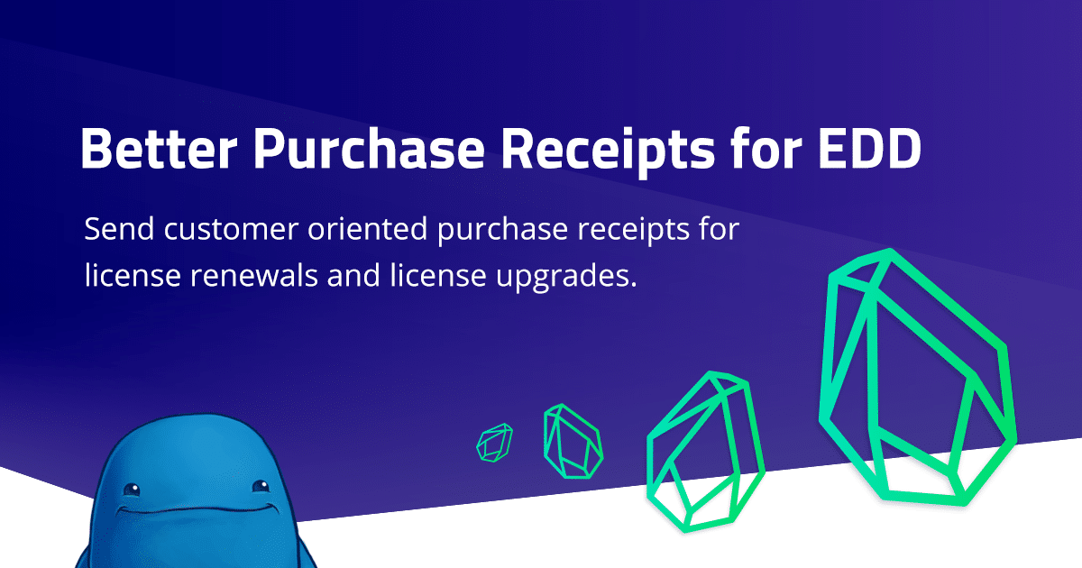 Better Purchase Receipts for Easy Digital Downloads add-on released!