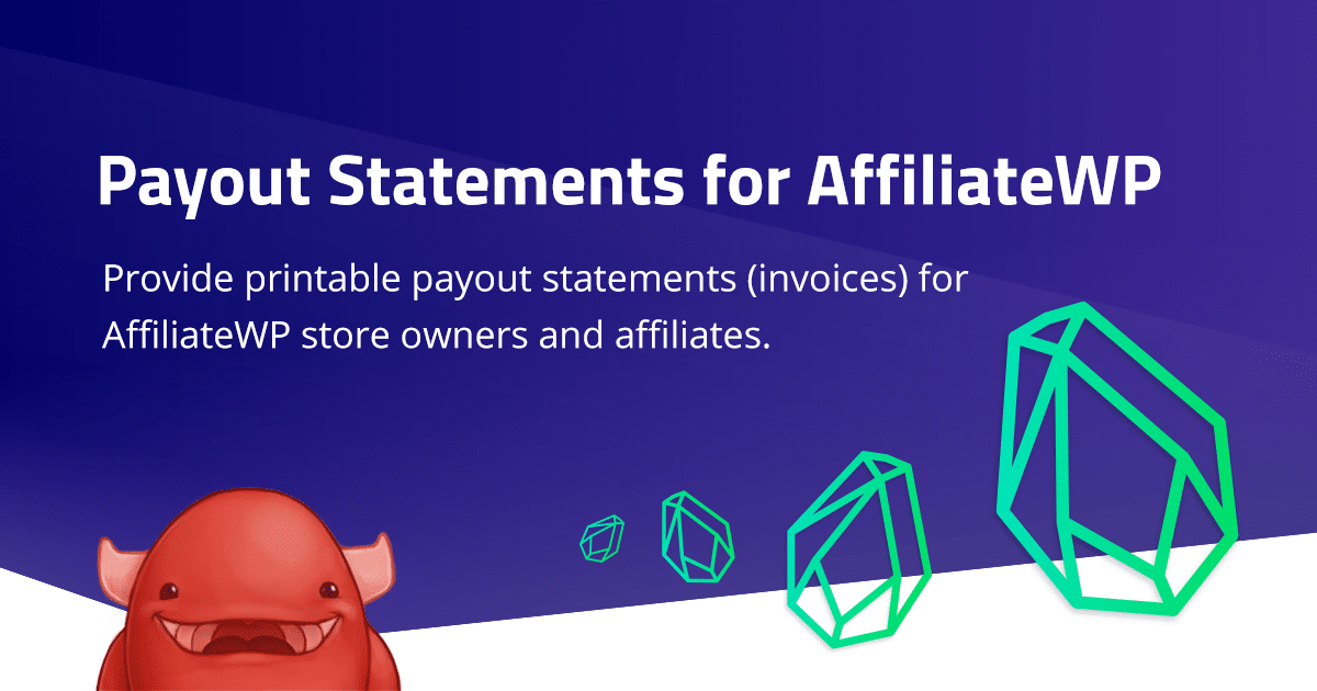Payout Statements for AffiliateWP